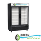 GREENLine 2 Door Upright Glass Freezer 930L - GL2DA1370FR