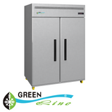 GREENLine Stainless Steel Single Two Door Fridge 1200L - BBR2S-1210