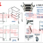 JEMI Trolley Fixed Shelves 3 Tier Clear - TRO-3T